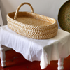 comment habiller un panier en osier en tissu