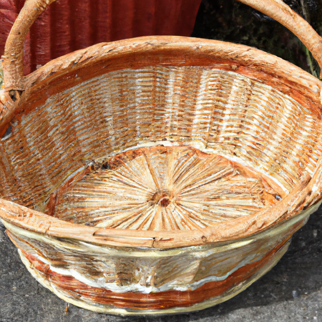 comment traiter un panier en osier