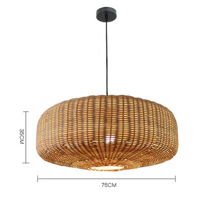 Grande Suspension Osier 35Cm X 75Cm Suspensions