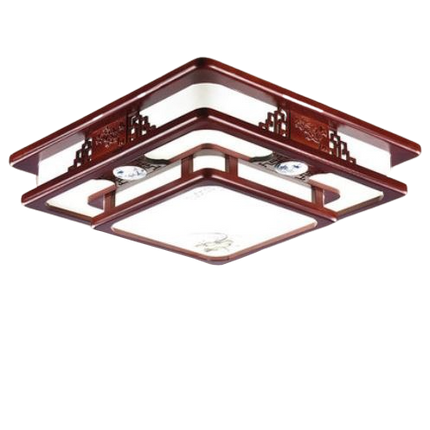 Plafonnier Bambou Japon Luminaire