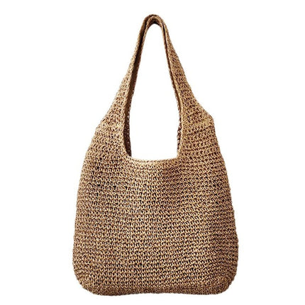 Sac De Plage Grand Format Brun Plage En Osier