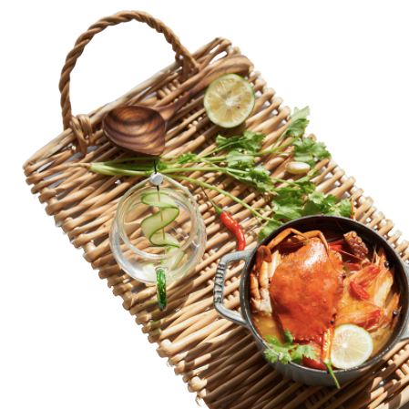 Assiette De Présentation En Osier Cadeaux