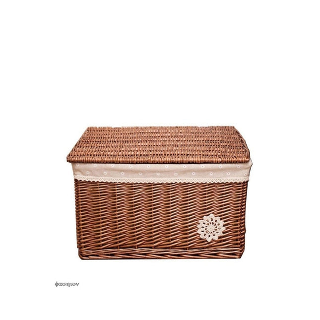 Boite Rangement Osier Panier Rangement Osier