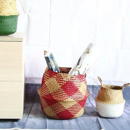 Cache Pot Osier Rouges Pour Fleurs