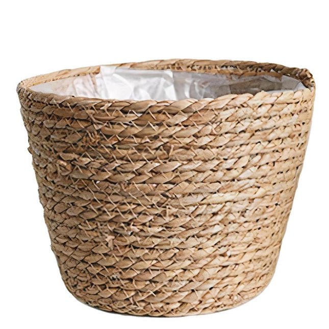 Cache Pot Osier Fibre Naturelle Petit Format (18 Cm X 14 Cm)