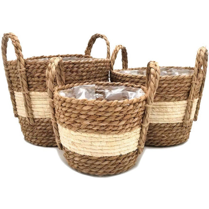 Cache Pot Osier & Paille