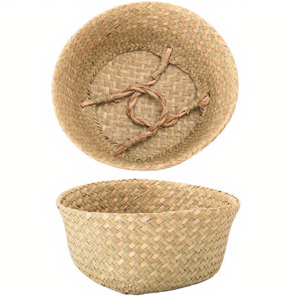 Cache Pot Osier Tressé