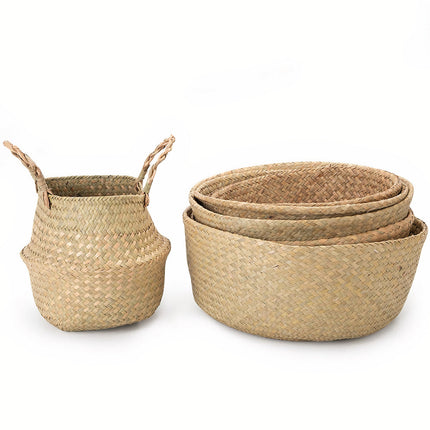 Cache Pot Osier Tressé