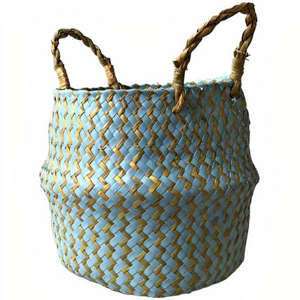Cache Pot Osier Tendance Petit Format (22 Cm X 20 Cm)