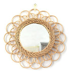 Miroir Osier Fleur