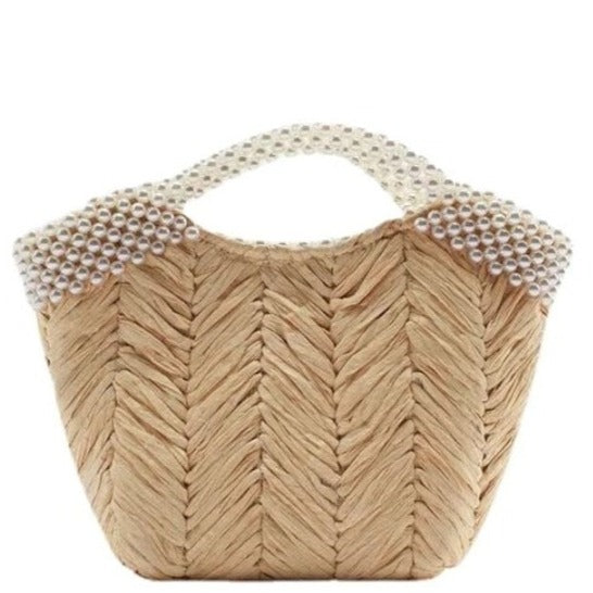 Sac Osier Perles