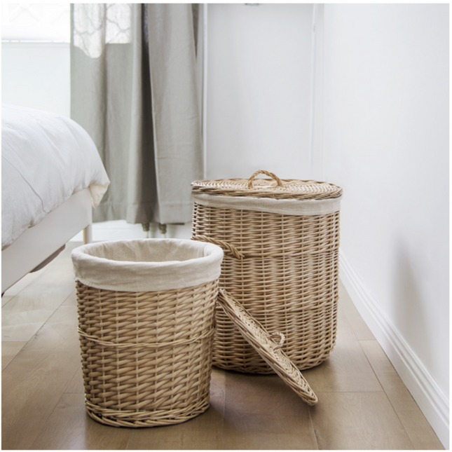 Panier À Linge Osier Rond