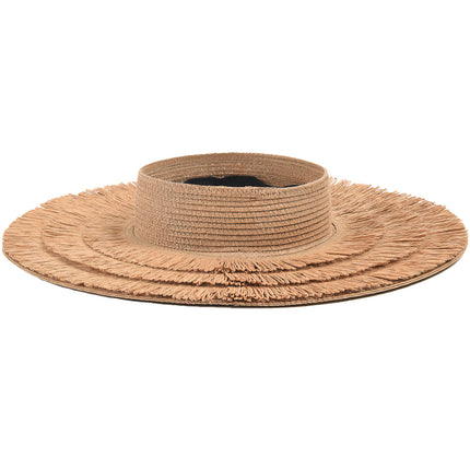 Chapeau De Paille Ouvert Aéré Femme