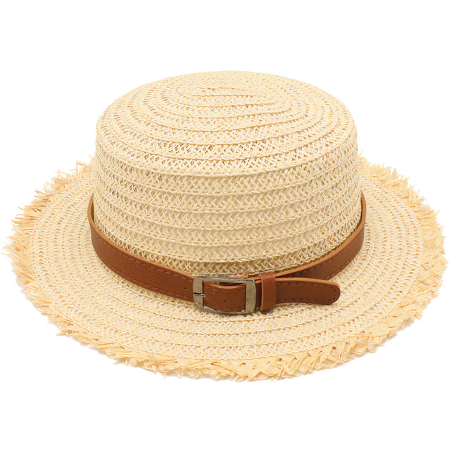 Chapeau De Paille Femme Canotier