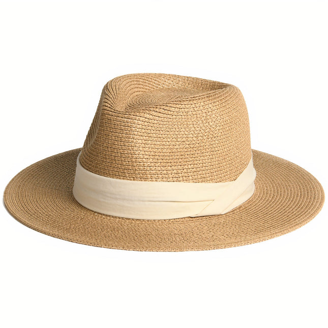Chapeau De Paille Panama Pour Homme M (56-58 Cm) *Taille Internationale