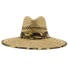 Chapeau De Paille Déco Militaire Femme