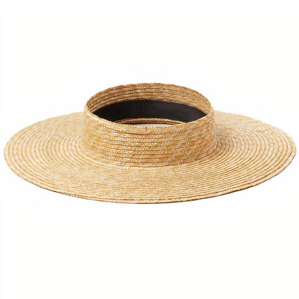 Chapeau De Paille Ouvert Femme