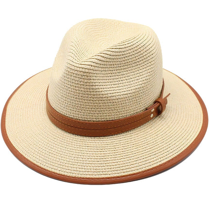 Chapeau De Paille Panama Beige