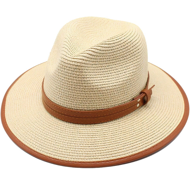 Chapeau De Paille Panama Beige