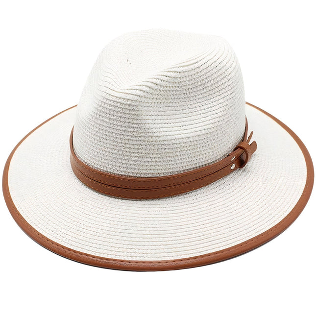 Chapeau De Paille Panama Blanc