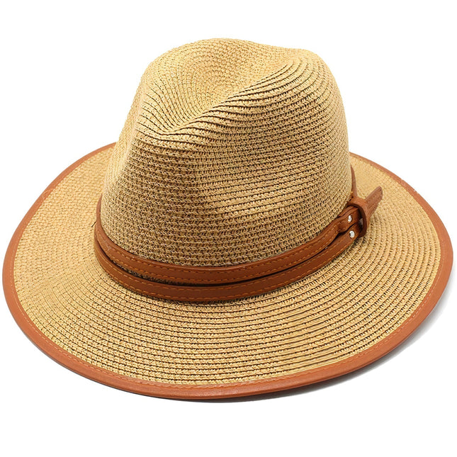 Chapeau De Paille Panama Marron