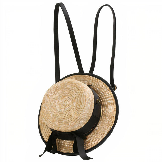 Sac À Dos Paille En Forme De Chapeau