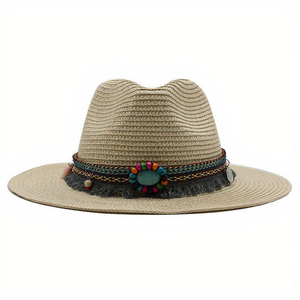 Chapeau De Paille Artisanal Femme