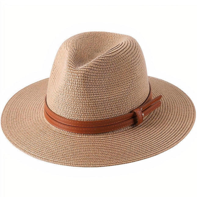 Chapeau De Paille Beige Homme M (56-58 Cm) *Taille Internationale