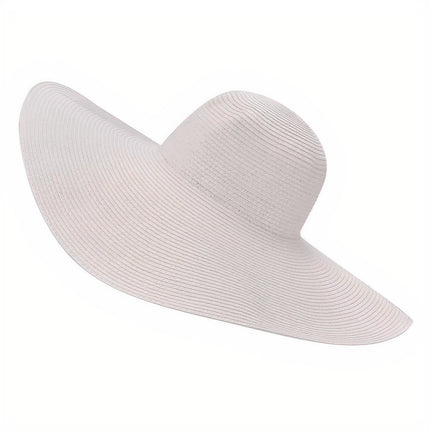 Chapeau De Paille Blanc Femme