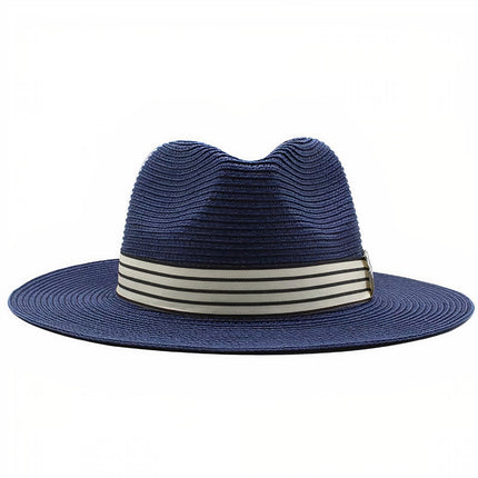 Chapeau De Paille Bleu