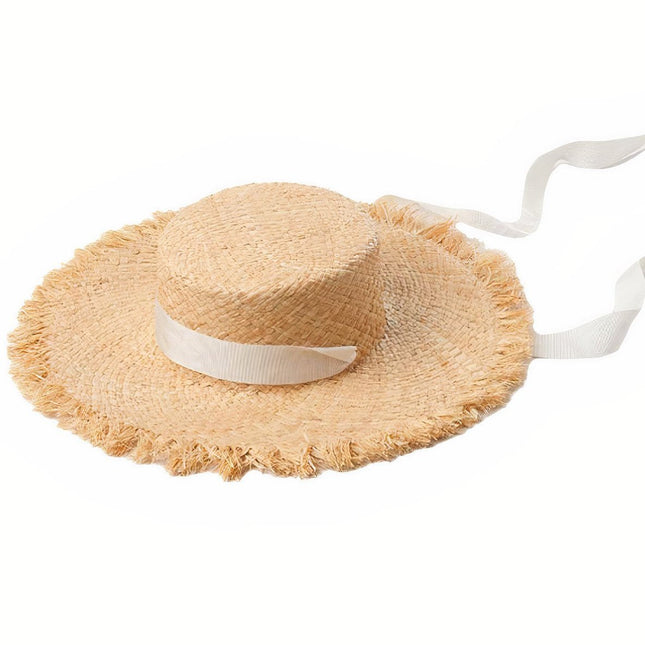 Chapeau De Paille Champêtre Femme