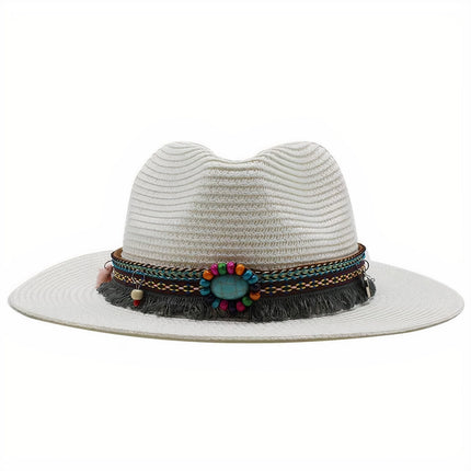 Chapeau De Paille Femme Bohème