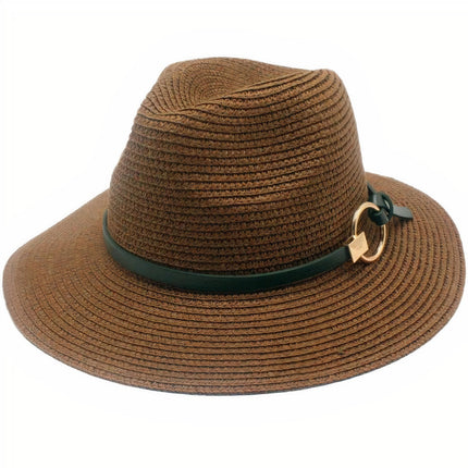 Chapeau De Paille Haut Gamme Femme