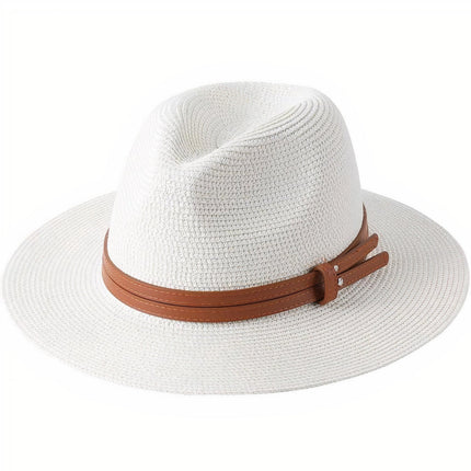 Chapeau De Paille Clair Homme M (56-58 Cm) *Taille Internationale