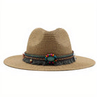 Chapeau De Paille Indien Femme