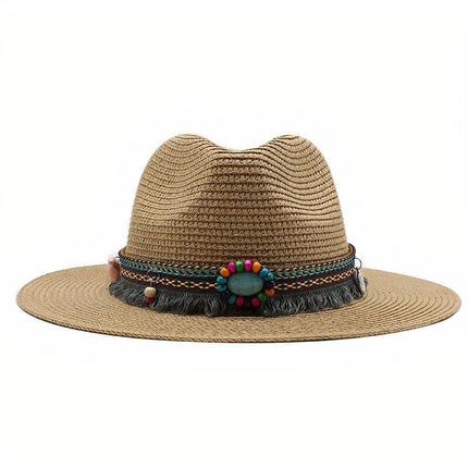 Chapeau De Paille Indien Femme
