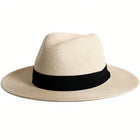 Chapeau De Paille Large Bord Pour Homme M (56-58 Cm) *Taille Internationale
