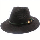Chapeau De Paille Style Luxe Femme