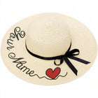 Chapeau De Paille Personnalisé Cur - Blanc