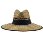 Chapeau De Paille Ruban Noir Femme
