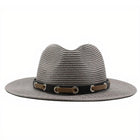 Chapeau De Paille À Lanière