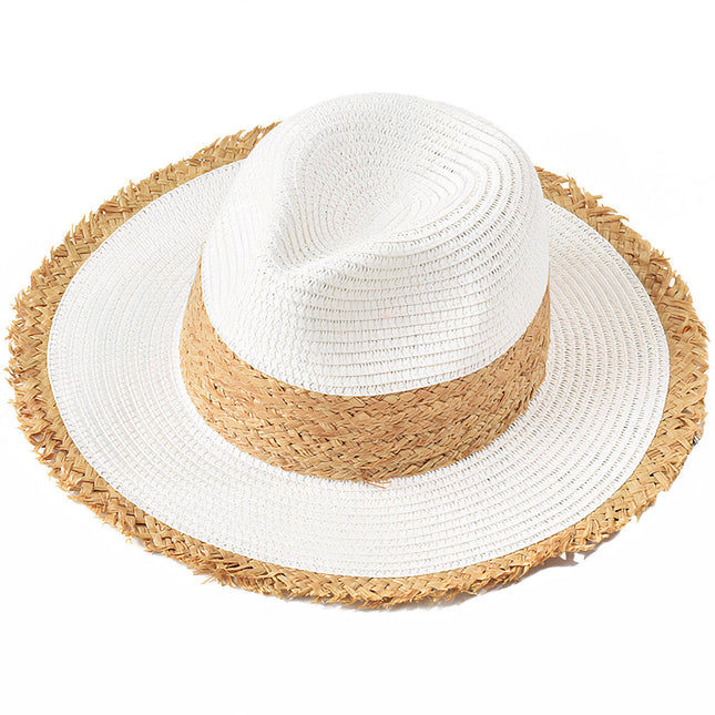 Chapeau De Paille Blanc Plage