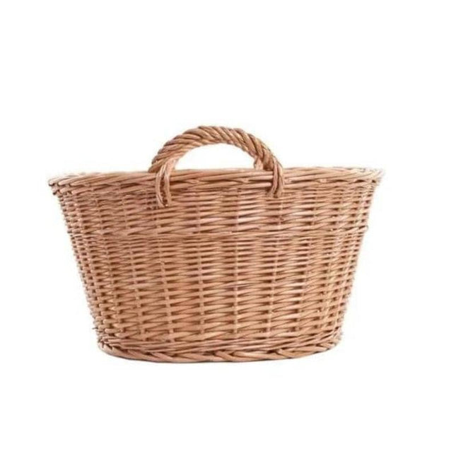 Corbeille À Linge En Osier Ovale Paniers