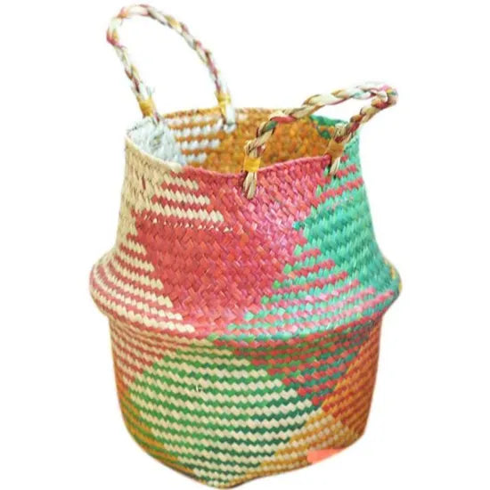 Panier De Rangement Osier Multicolore Rangement Osier