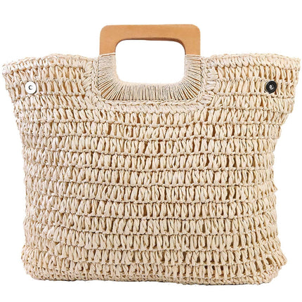 Sac Cabas Paille Grand De Plage
