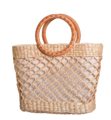 Sac Cabas En Osier Plage De