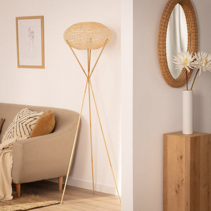 Lampadaire Rotin Design Lampadaires