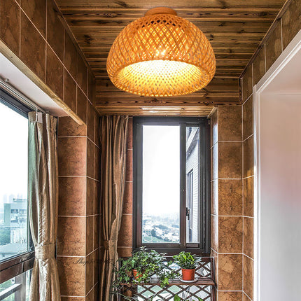 Plafonnier Rotin Salle De Bain
