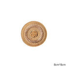Dessous De Plat Rotin Vintage 8 Cm Plat