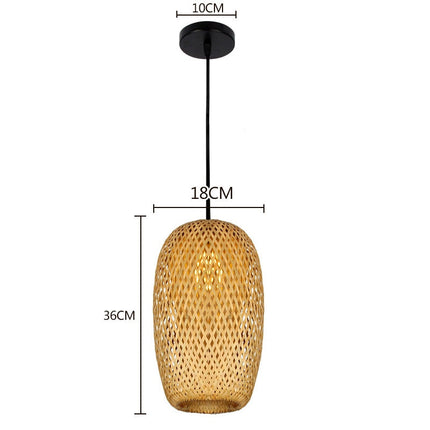 Suspension Bambou Cuisine Noir Suspensions